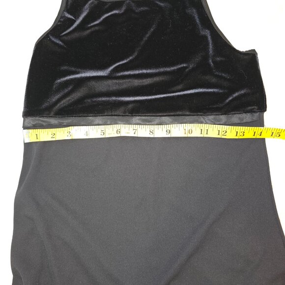 BYER TOO! sz M Vintage Y2K 90s Maxi Formal Dress Gown Gothic Romantic Velvet Top - Picture 9 of 11